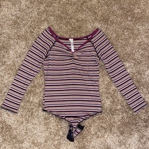 Intimately Free People Womens Thong Bodysuit